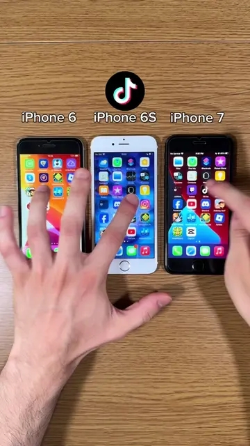 iPhone 6 vs 6S vs 7 Speed Test 🤯 #iphone6 #iphone6s #iphone7 #fyp #apple