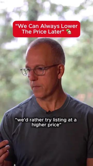“We can always lower the price later” #realestateagent #realestate #realtor 