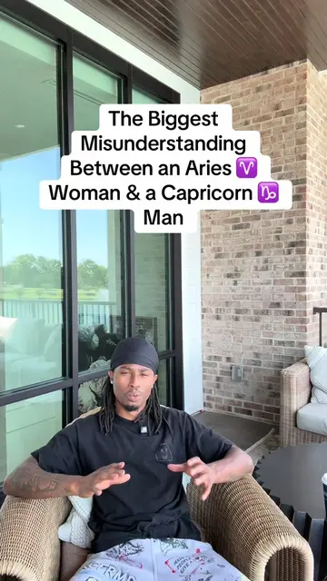 The biggest misunderstanding bout Aries ♈️ women and Capricorn ♑️ man #fyp #arie