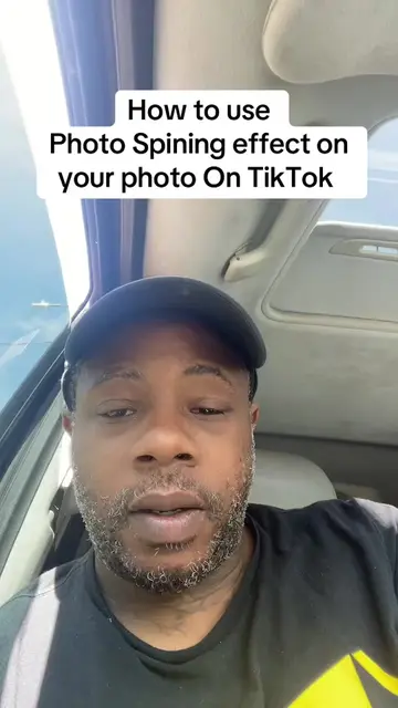 How to use Photo Spining effect on your photo On TikTok #neweffect #photospinnin