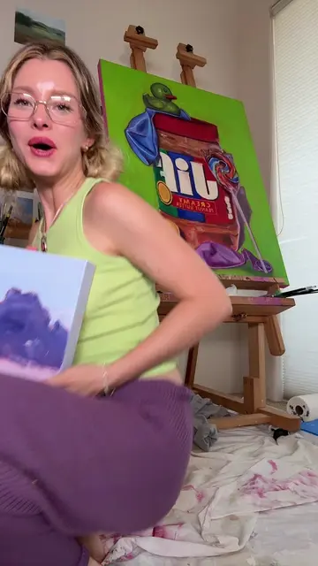 Welcome back to the painting studio 