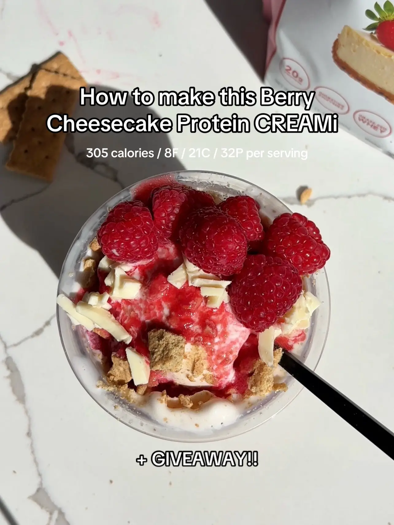 It’s everything we want in a sweet treat! 🍰🍓🍦 Save this recipe + enter our gi