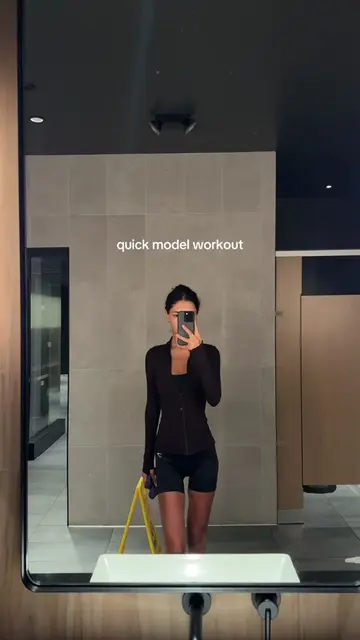 and 12-3-30 at the end :) #workoutroutine #modelworkout 