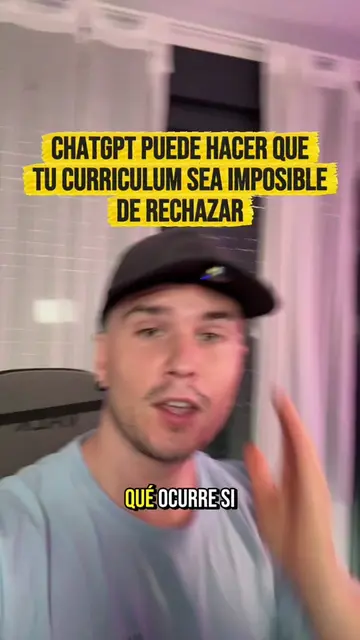 🚨 Le pedí a ChatGPT que me dejara el currículum imposible de rechazar para una 
