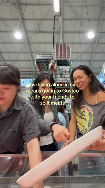 best hack for living alone - also our idea of fun LOL #nycapartment #costcohaul 