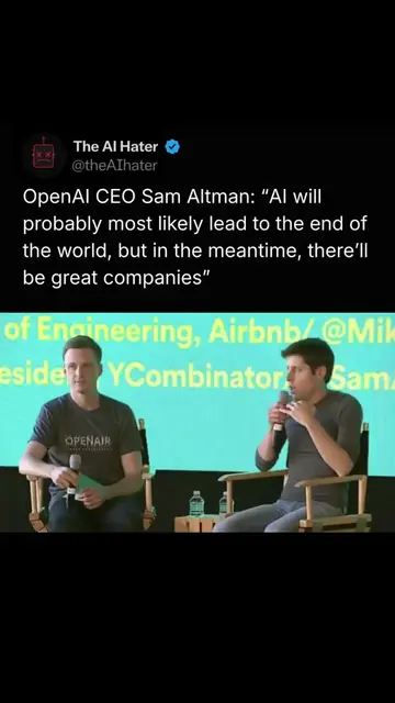Sam Altman really said AI will “most likely lead to the end of the world”… but h