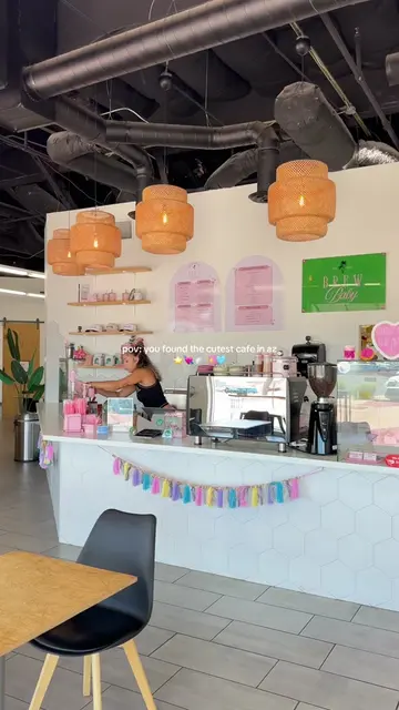 my new fav cafe in az 🫶🏻💗 @brewbabyespresso  #cafe #phoenix #matcha #girly #a