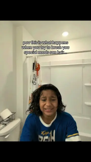 Hair brushing can be incredibly uncomfortable for special needs children because