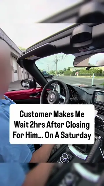 Sales isn’t always fun and games. This customer told me he was buying the car, s