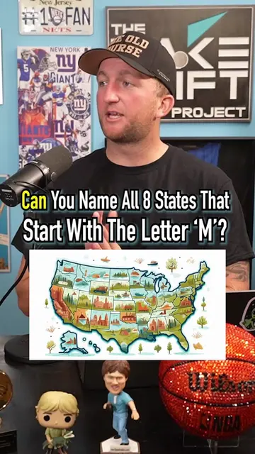 Can You Name All 8 States That Start With The Letter “M”? #fyp #state #quiz #geo