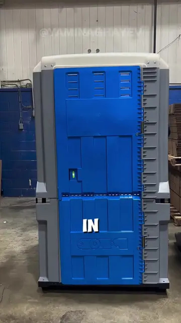 This Portable Restroom Folds In Seconds🚻 #portablerestroom #portabletoilet #out