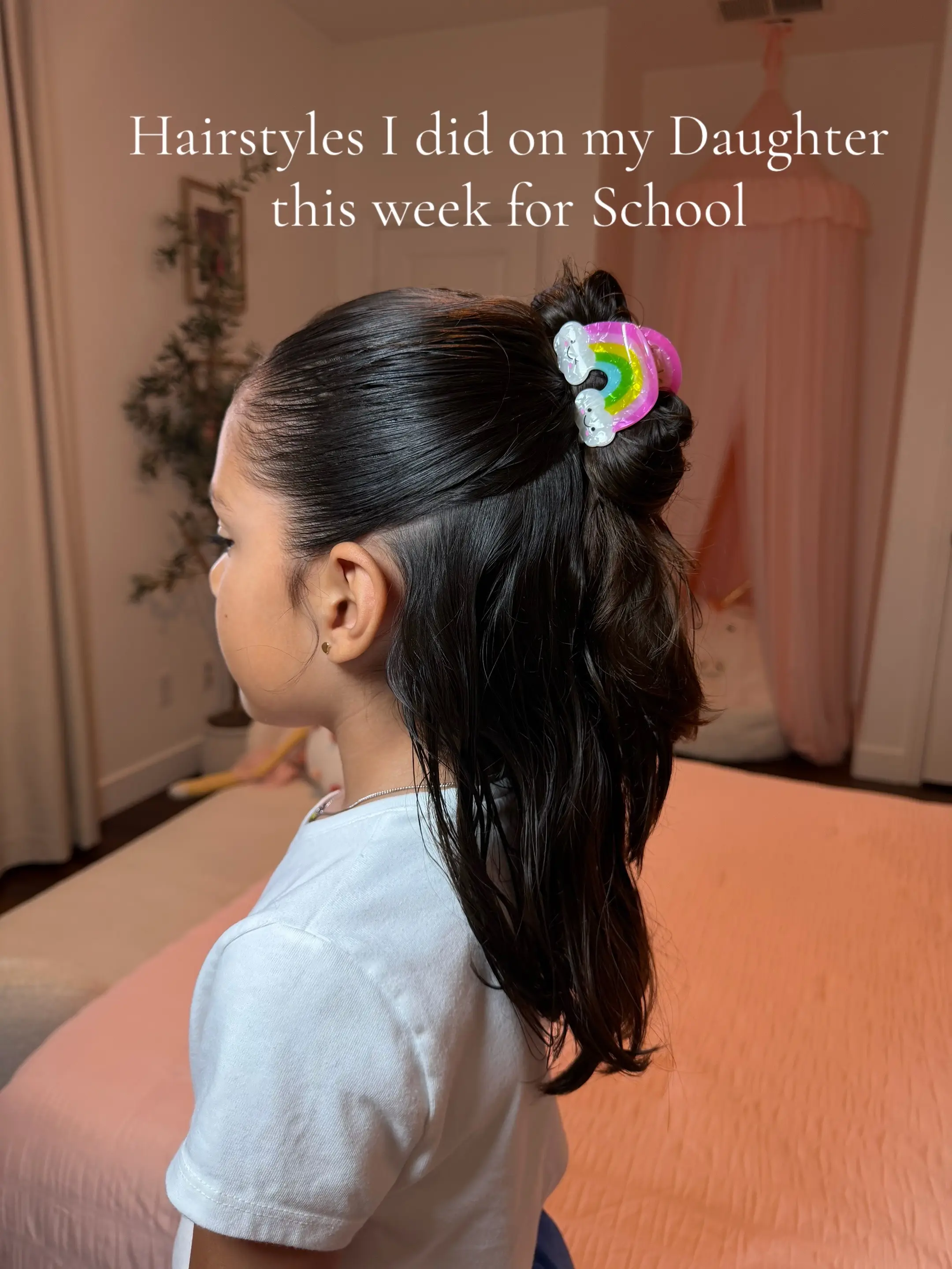 Easy and cute hairstyles for the girl in your life🥰 I always love implementing 