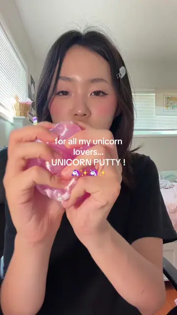THIS IS SO GOOD AND WHIMSYYY #unicornlover #unicornputty #joyinputty #puttyrevie