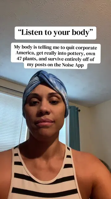 i'm choosing to listen to my body... and the Noise app  #sidehustle #fintech #si