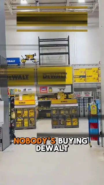 Nobody’s buying DEWALT tools, so Home Depot’s clearancing them out 🛠️🏷️ keep a