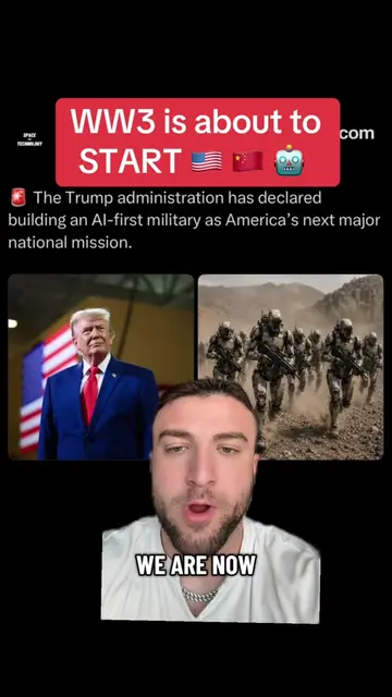 TRUMP considering an “AI FIRST MILITARY?!” #usa #trump #war #iran #xst