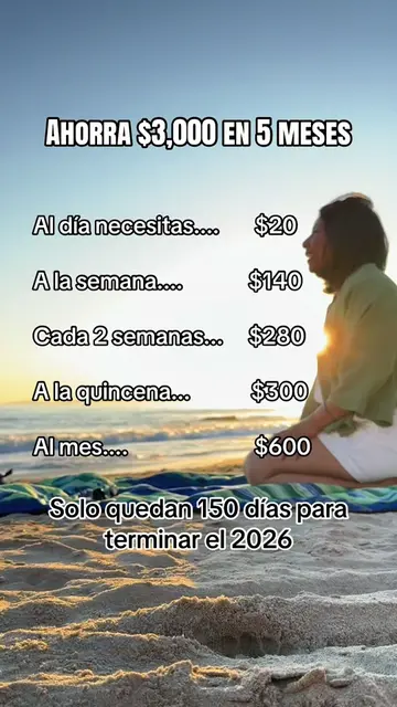 Ahorro challenge Cómo ahorrar $3000 en cinco meses - reto de ahorro 2026 #educac