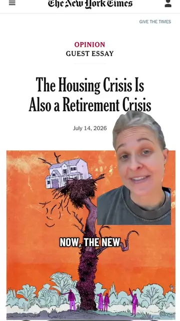 The New York Times just ran a piece connecting the housing crisis and the retire
