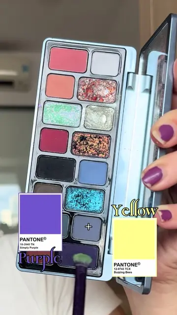 Another day another color combo🤑 @cheeryep Stracore palette, Sparkle palette  #