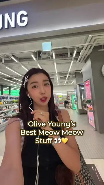 You guys loved my "meow meow" video, so I'm bringing you along to Olive Young to