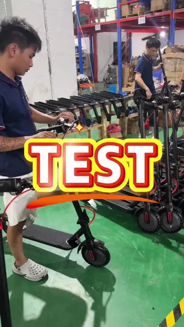 Every electric skateboard needs to be tested.#escooter #Factory #B2B
