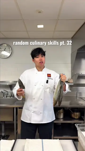let’s learn how to filet a fish @Inst. Of Culinary Education  if you want to lea
