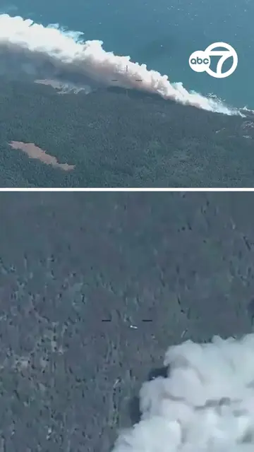 A wildfire burning in Sonoma County by Timber Cove and Jenner and has forced eva