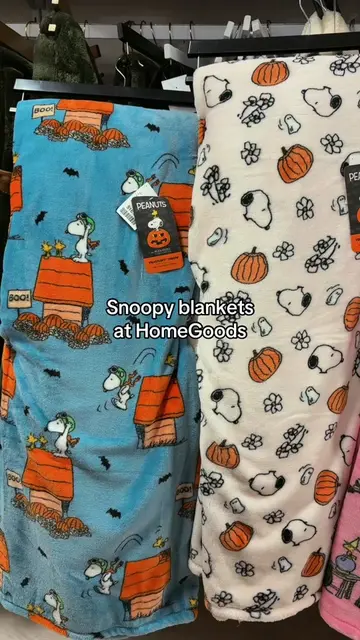 These spooky Snoopy blankets at Homegoods are the cutest. I’m wondering what mor