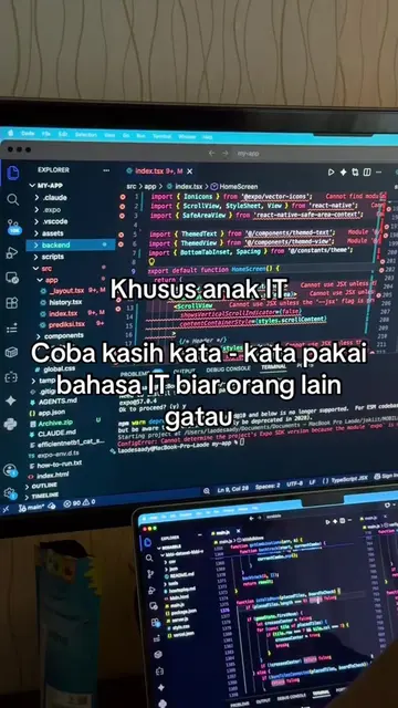 Keluarkan kata - kata kalian guys #developer #uiux #mobile #jokicoding #machinel