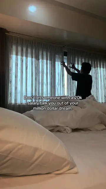 Don't let someone with a 20k salary talk you out of your million dollar dream. #