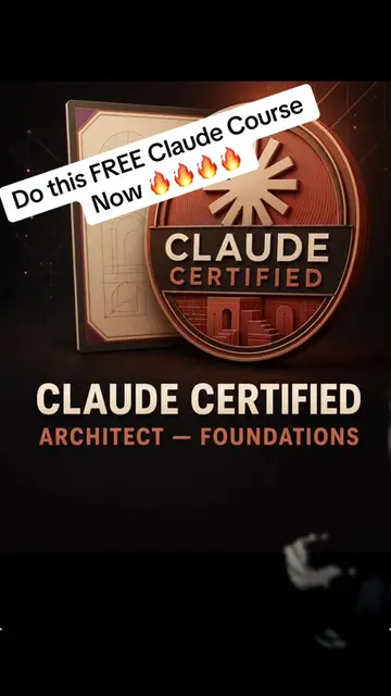 Anthropic just launched their first official Claude AI certification, and right 
