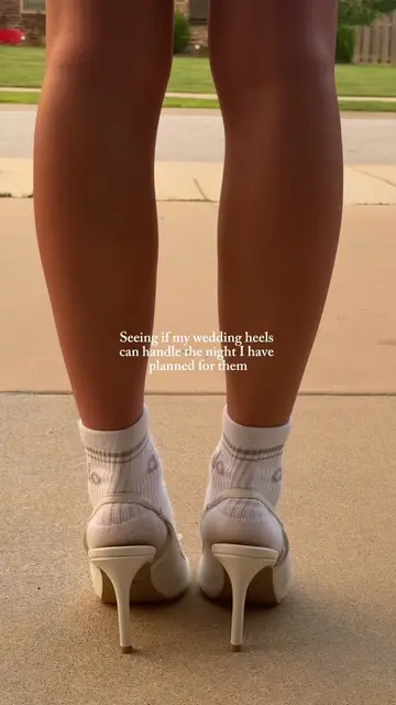 I think they can!  🏃‍♀️ 👠 @Dolce Vita Footwear #WeddingHeels #2026Bride #Weddi