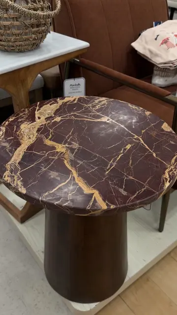 Do I need this table?! Saw it at Marshall’s 😭 #homedecor #marshalls #marshallsf