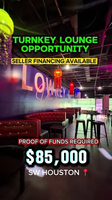🔥 TURNKEY LOUNGE FOR SALE — $85,000 Skip the expensive build-out and step into 