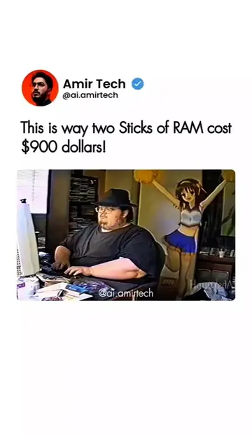 $900 for just two sticks of RAM? Sounds crazy, until you find out why 🤯 #ai #ra