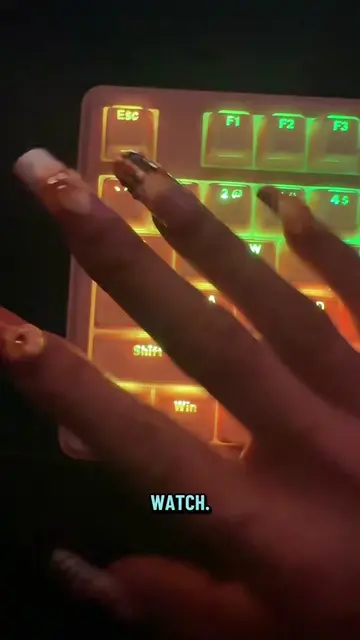 The creamiest keyboard 🫠 #creamykeyboards #keyboardasmr 