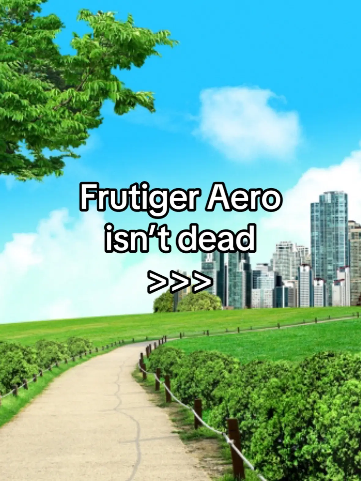 it just moved to a new place #frutigeraerocore #frutigeraeroaesthetic #fyp #frut