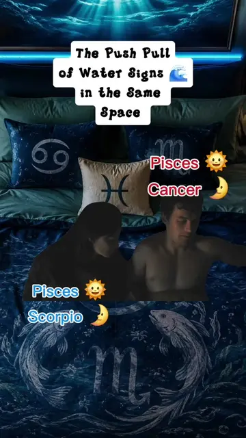 Fun Fact, both actors are actually Pisces ♓️🤭. Anyway, Pisces & all Water Signs