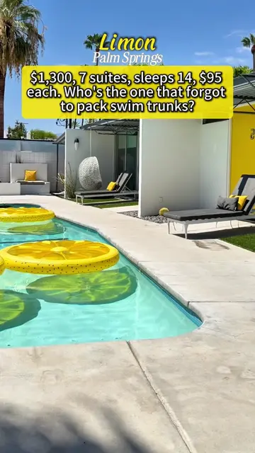 This is the BEST group deal in Palm Springs, CA! Limon Palm Springs A Luxury Bou