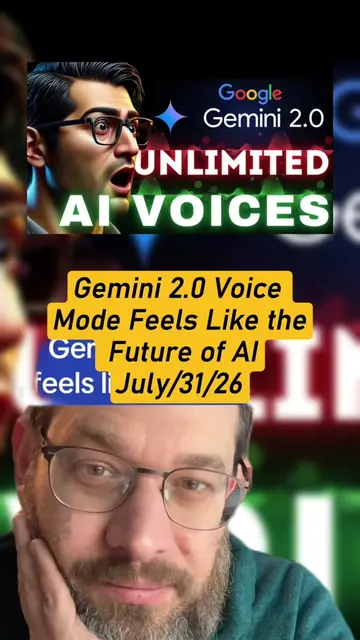 Gemini 2.0 Voice Mode Feels Like the Future of AI
 #Gemini #GoogleAI #VoiceAI