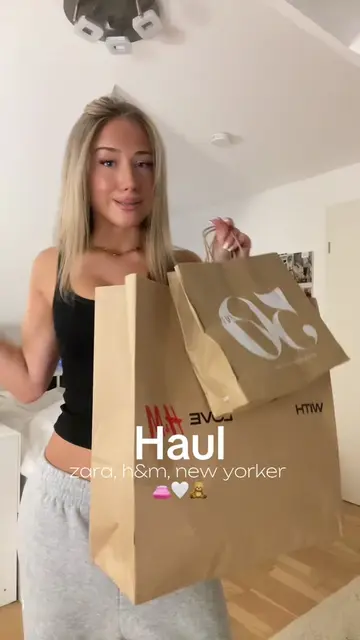 wollt ihr einen try on haul? #haul #sale #klamotten #girl #talk @H&M @ZARA @NEW 