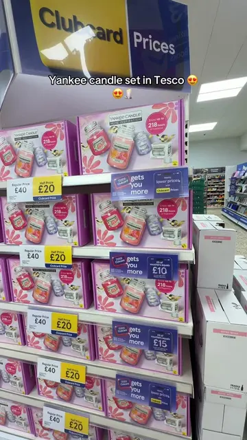 Yankee candle set in Tesco 😍😍🕯️ #newin #newfinds #tesco #trending #new 