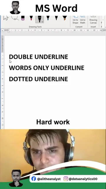 Most people use the underline feature in Microsoft Word every day, but very few 