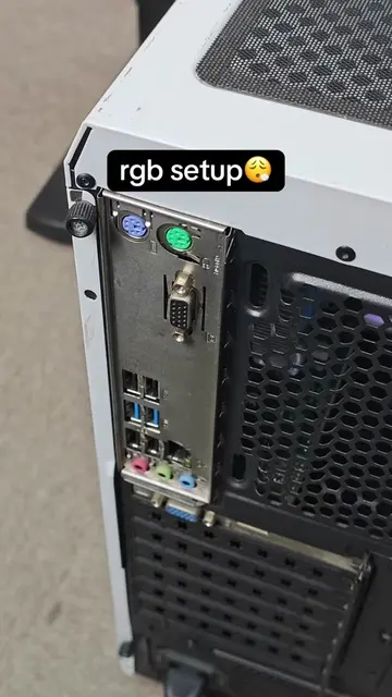 Free rgb setup🗣️ #pc #rgb #setup #techtok #fyp 