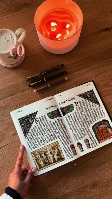 showing you a flipthrough of 6 months of entries in my commonplace journal 🥹 th