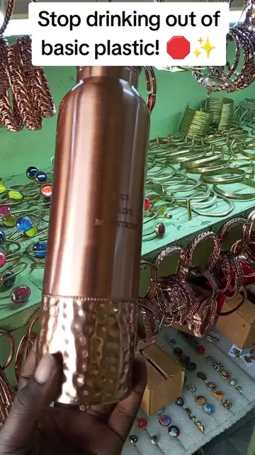 Did you know drinking water from a pure copper bottle naturally purifies your wa