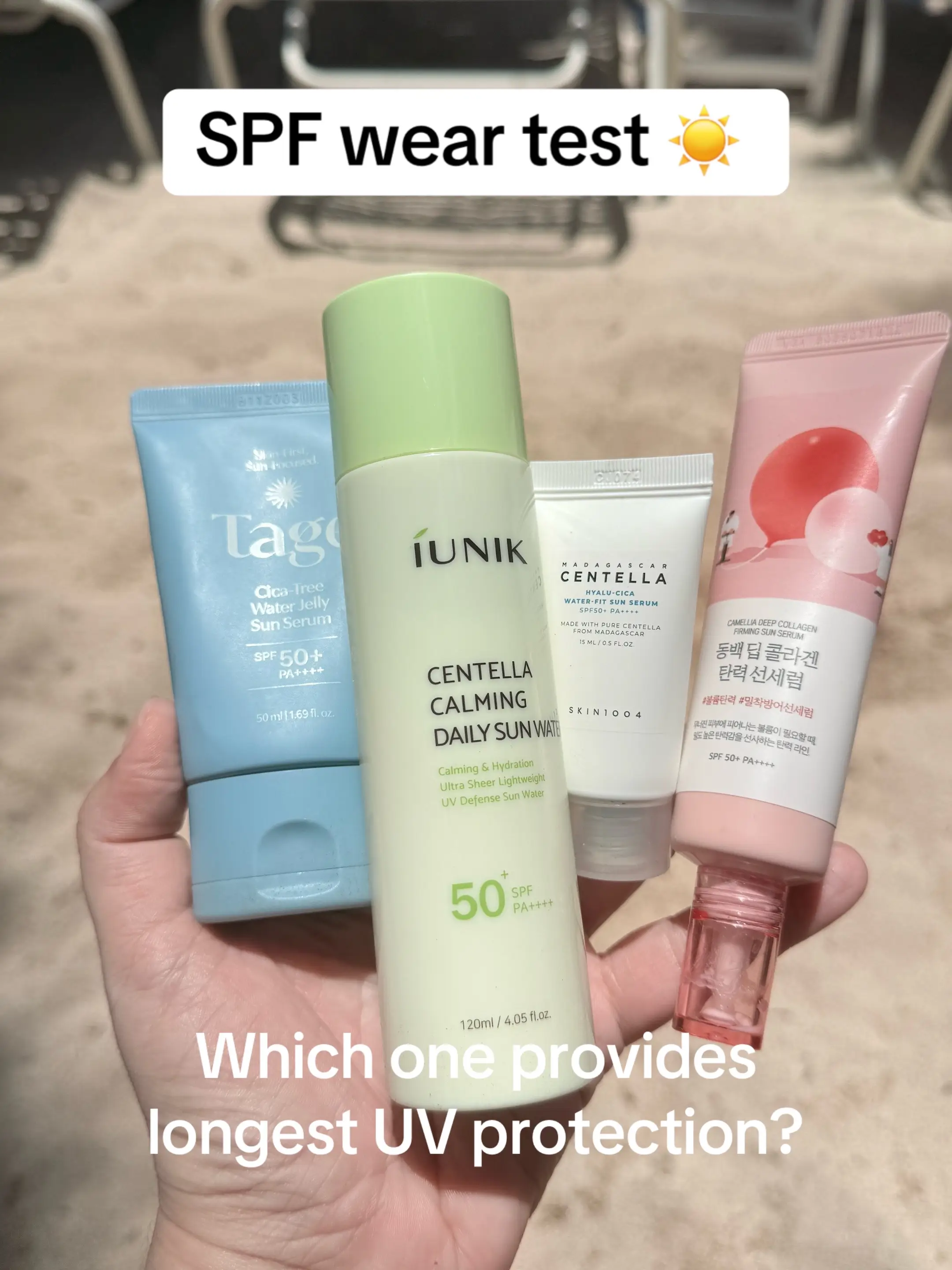 Putting these viral Korean sunscreens to the test ☀️ I grabbed a pack of these U