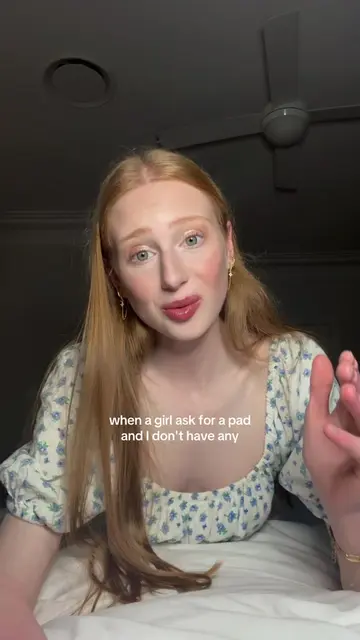 I feel so guilty for not having a tampon or pad to give !! #period #relatable #g