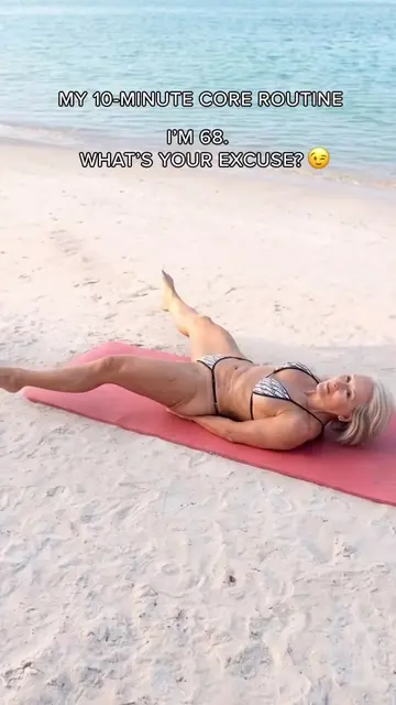 Strong core, strong everything! 🔥 #usa #over50 #absroutine #fitnessmotivation #
