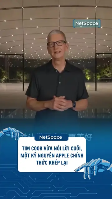 Tim Cook rời đi trong huy hoàng #netspace #technology #apple #iPhone #timcook
